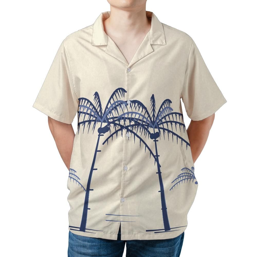 Grove — Indigo Hawaiian Shirt